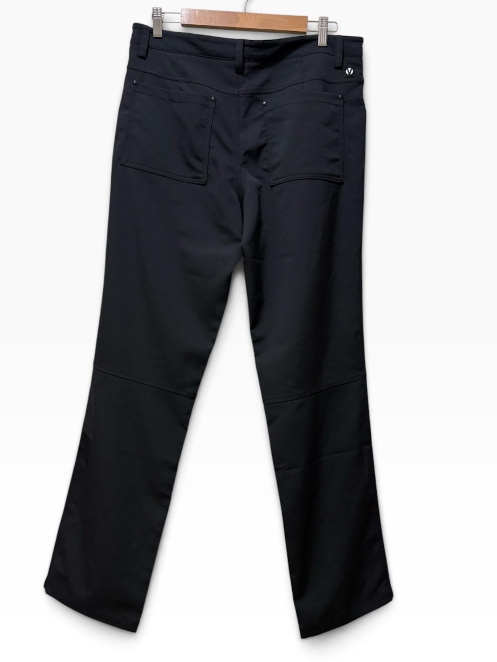 Vuga Men's Black Golf Tech Performance Pants, 34/32